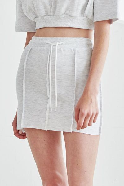 storets.com Livy Frayed Sweat Skirt