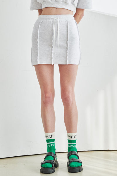 storets.com Livy Frayed Sweat Skirt