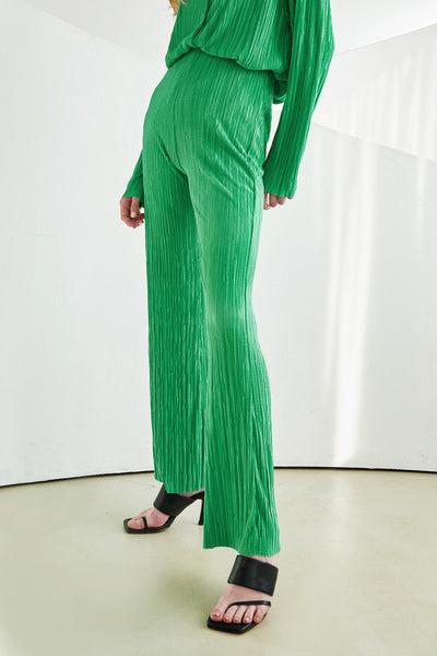 storets.com Maria Flared Leg Plisse Pants