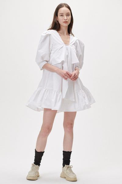 storets.com Cinthy Puff Sleeve Mini Dress