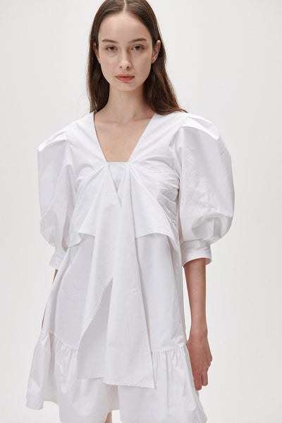 storets.com Cinthy Puff Sleeve Mini Dress