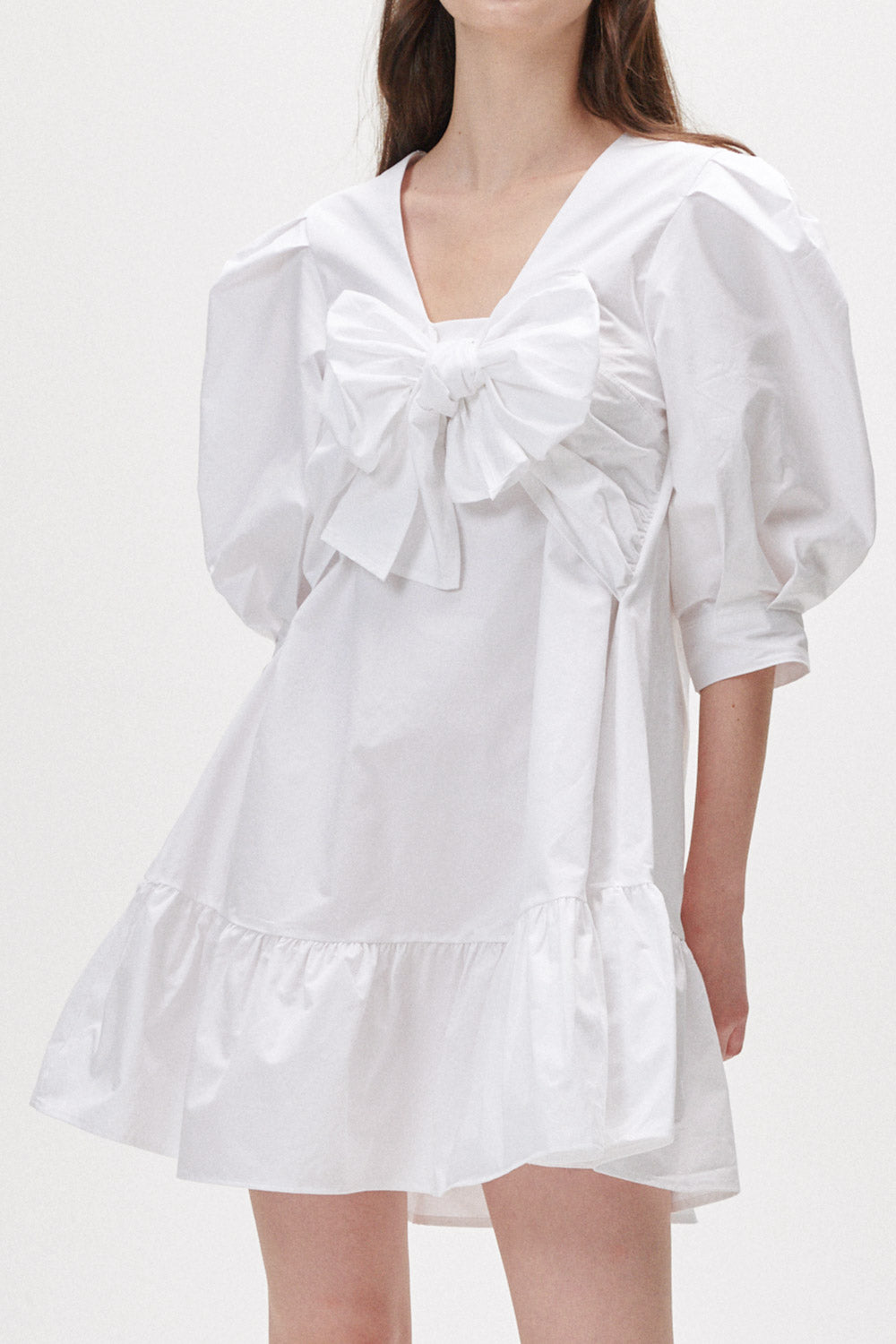 storets.com Cinthy Puff Sleeve Mini Dress