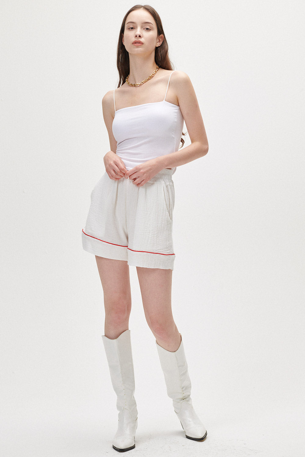 storets.com Ashy Curved Hem Cami Top