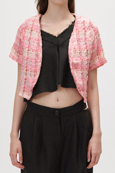 storets.com Allira Tweed Cropped Jacket