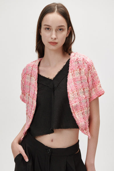 storets.com Allira Tweed Cropped Jacket