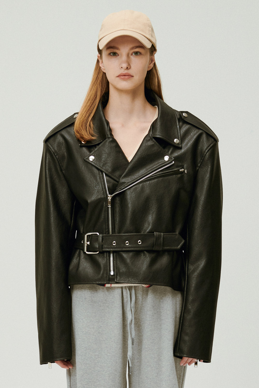 storets.com Megan Oversized Rider Jacket