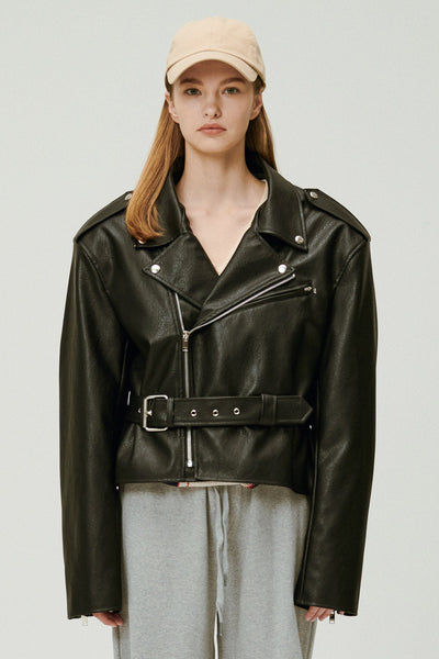 storets.com Megan Oversized Rider Jacket