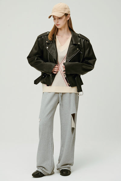 storets.com Megan Oversized Rider Jacket