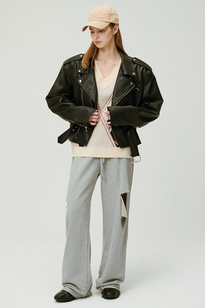 storets.com Megan Oversized Rider Jacket