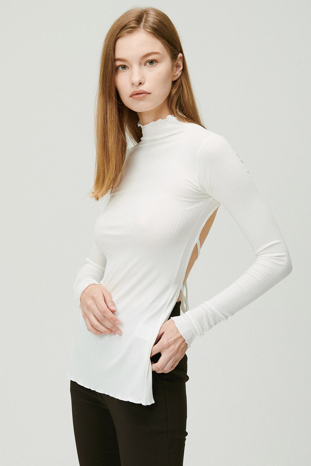 storets.com Gina Backless Ribbed Top