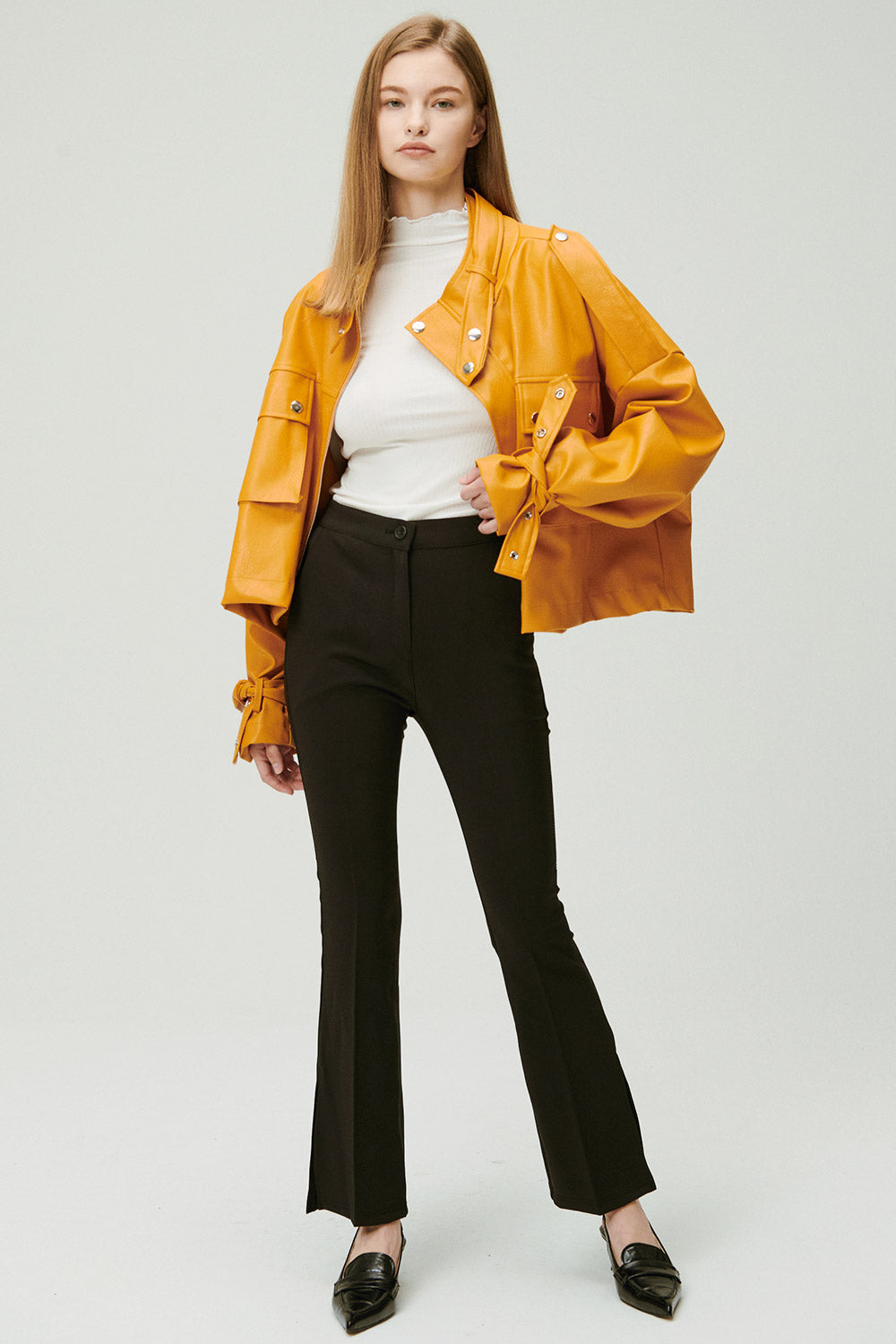 storets.com Naomi Oversized Pleather Jacket