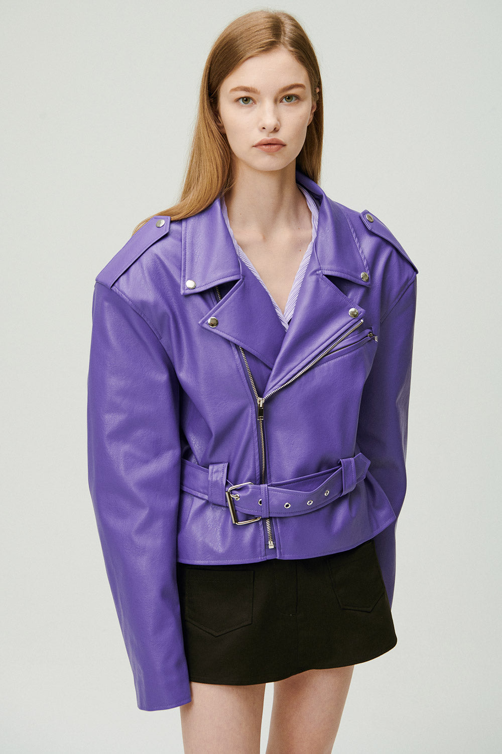 storets.com Megan Oversized Rider Jacket