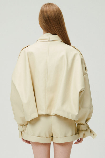storets.com Naomi Oversized Pleather Jacket