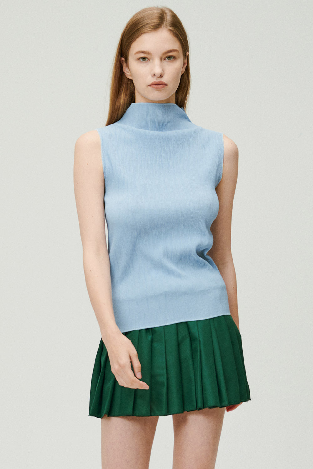 storets.com Kathleen Sheer Plisse Top