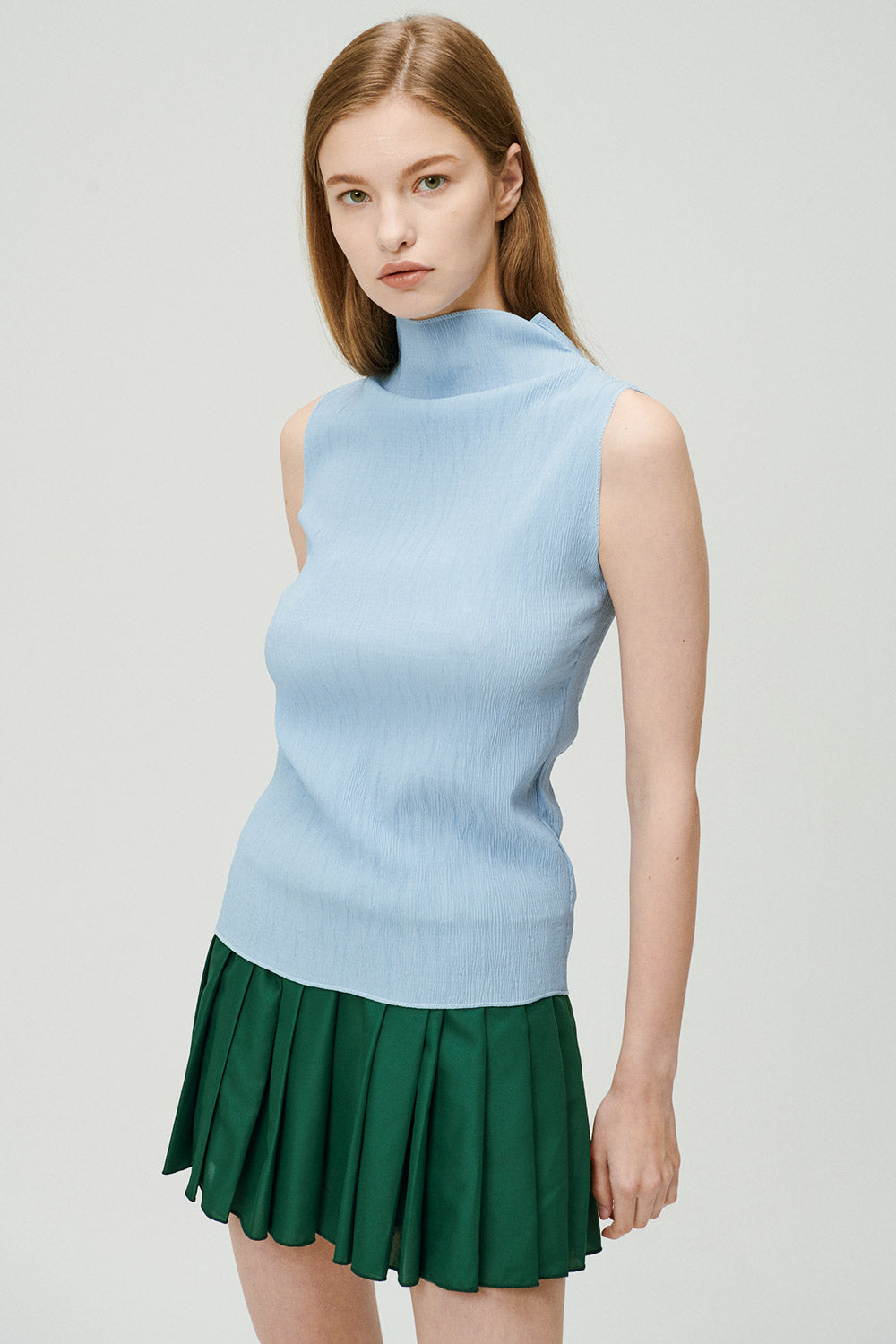 storets.com Kathleen Sheer Plisse Top