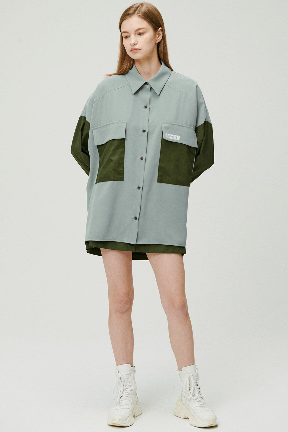 storets.com Sandra Oversized Safari Shirt