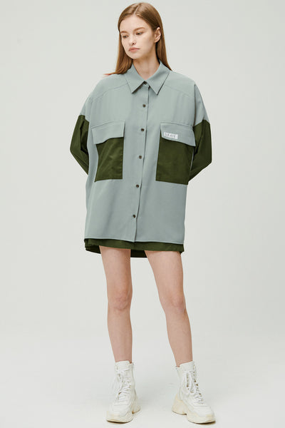 storets.com Sandra Oversized Safari Shirt