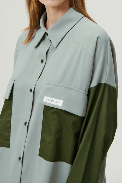 storets.com Sandra Oversized Safari Shirt