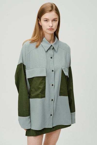 storets.com Sandra Oversized Safari Shirt