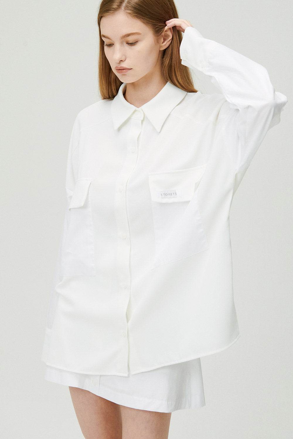 storets.com Sandra Oversized Safari Shirt