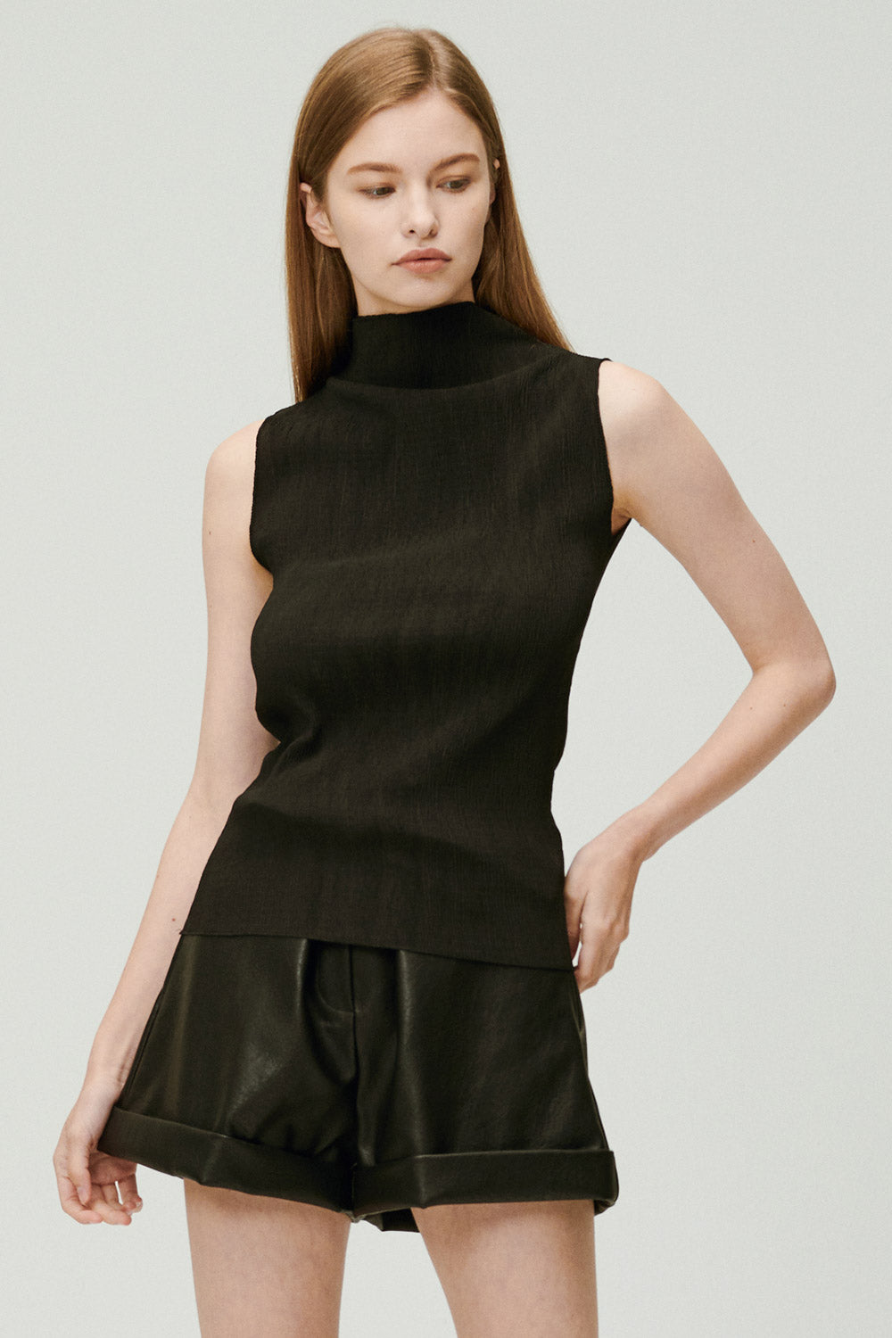 storets.com Kathleen Sheer Plisse Top