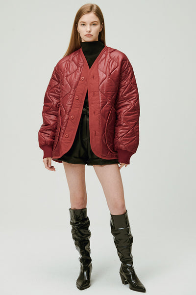 storets.com Laura Boyfriend Quilted Coat