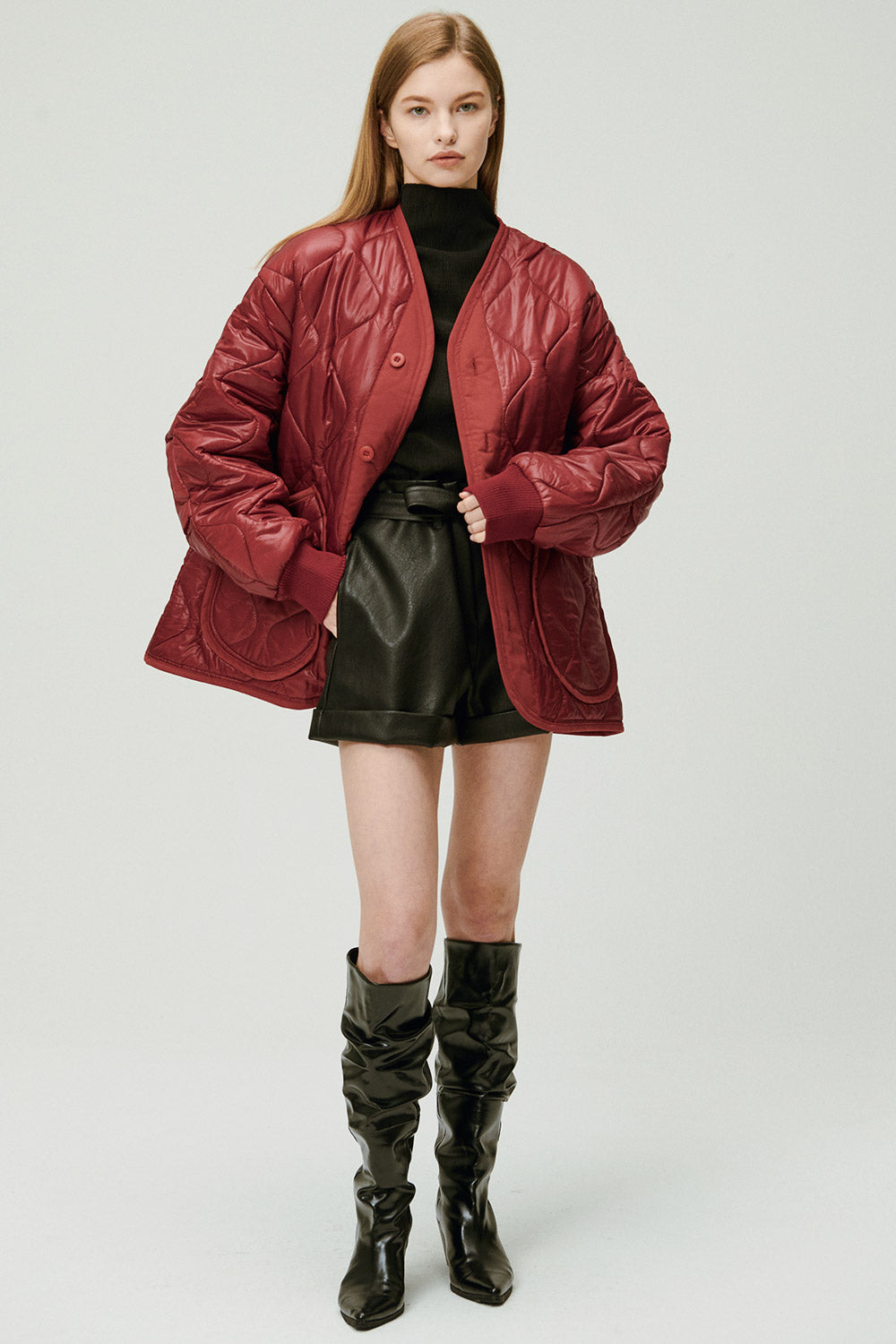 storets.com Laura Boyfriend Quilted Coat