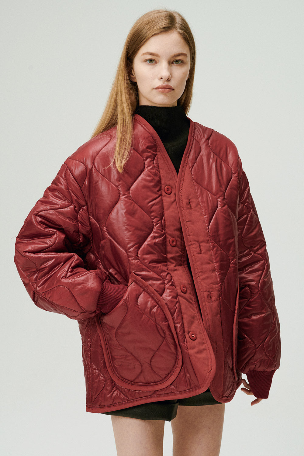 storets.com Laura Boyfriend Quilted Coat