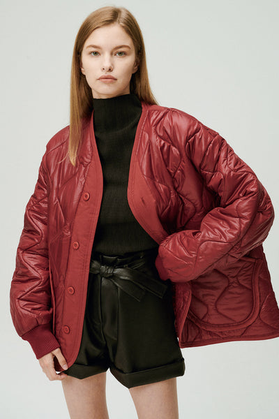 storets.com Laura Boyfriend Quilted Coat