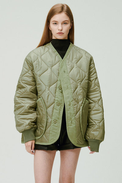 storets.com Laura Boyfriend Quilted Coat
