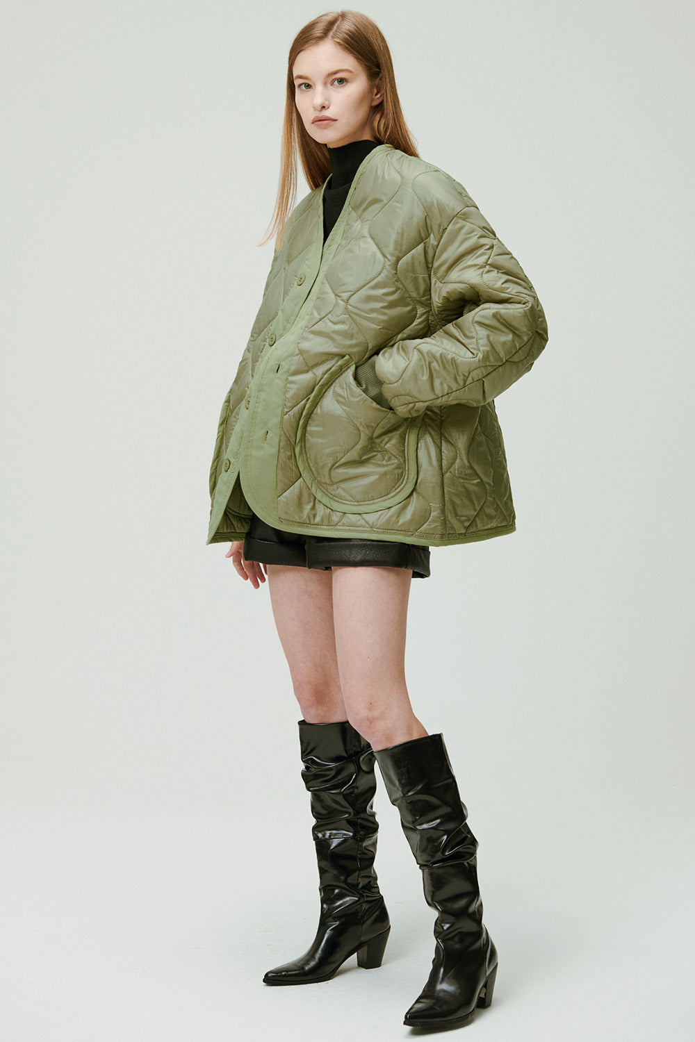 storets.com Laura Boyfriend Quilted Coat