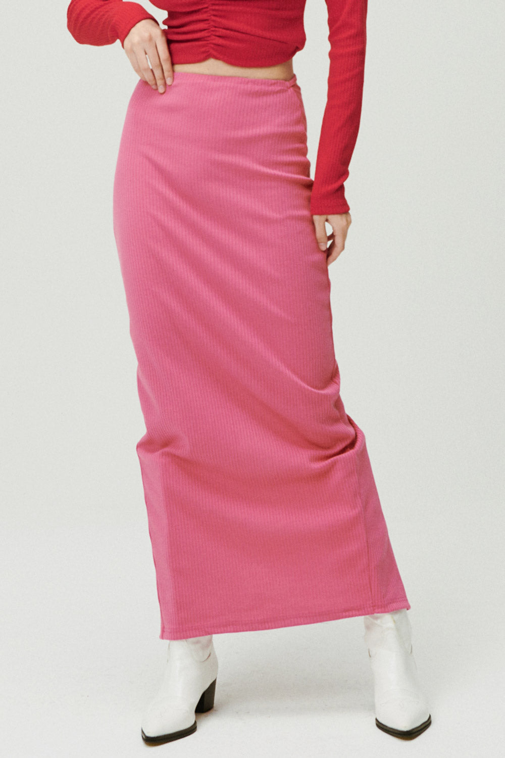 storets.com Jade Ribbed Skirt w/String