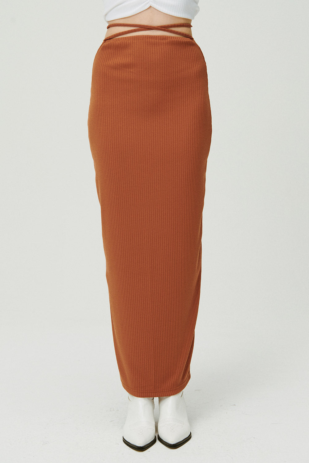 storets.com Jade Ribbed Skirt w/String