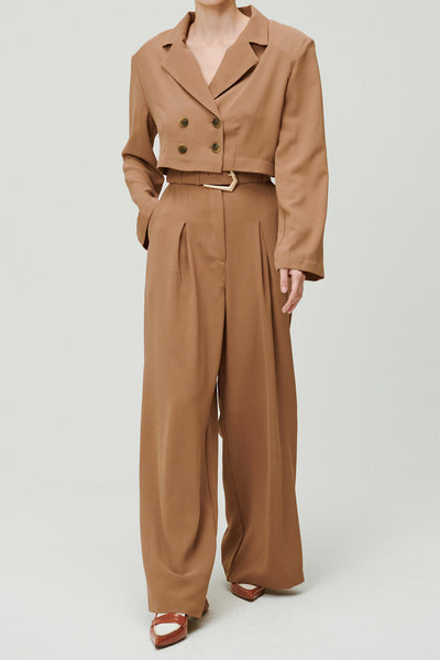 storets.com Eva Wide Pants w/Buckle Belt