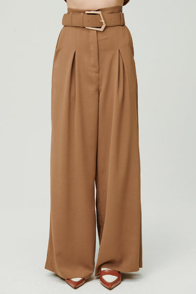 storets.com Eva Wide Pants w/Buckle Belt