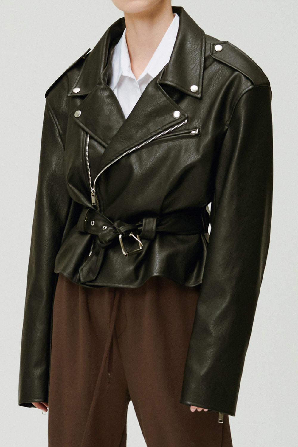 storets.com Megan Oversized Rider Jacket