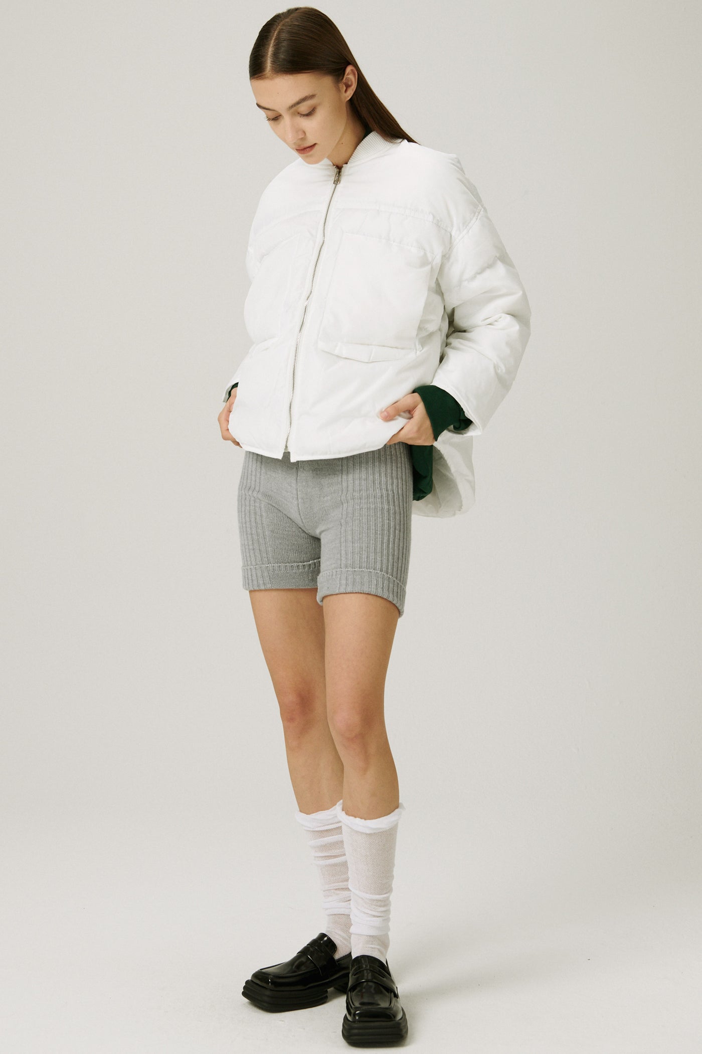 storets.com Zoe Hi-lo Puffer Short Coat