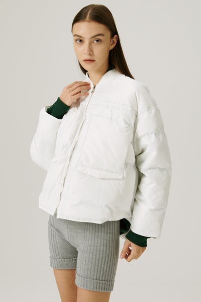 storets.com Zoe Hi-lo Puffer Short Coat