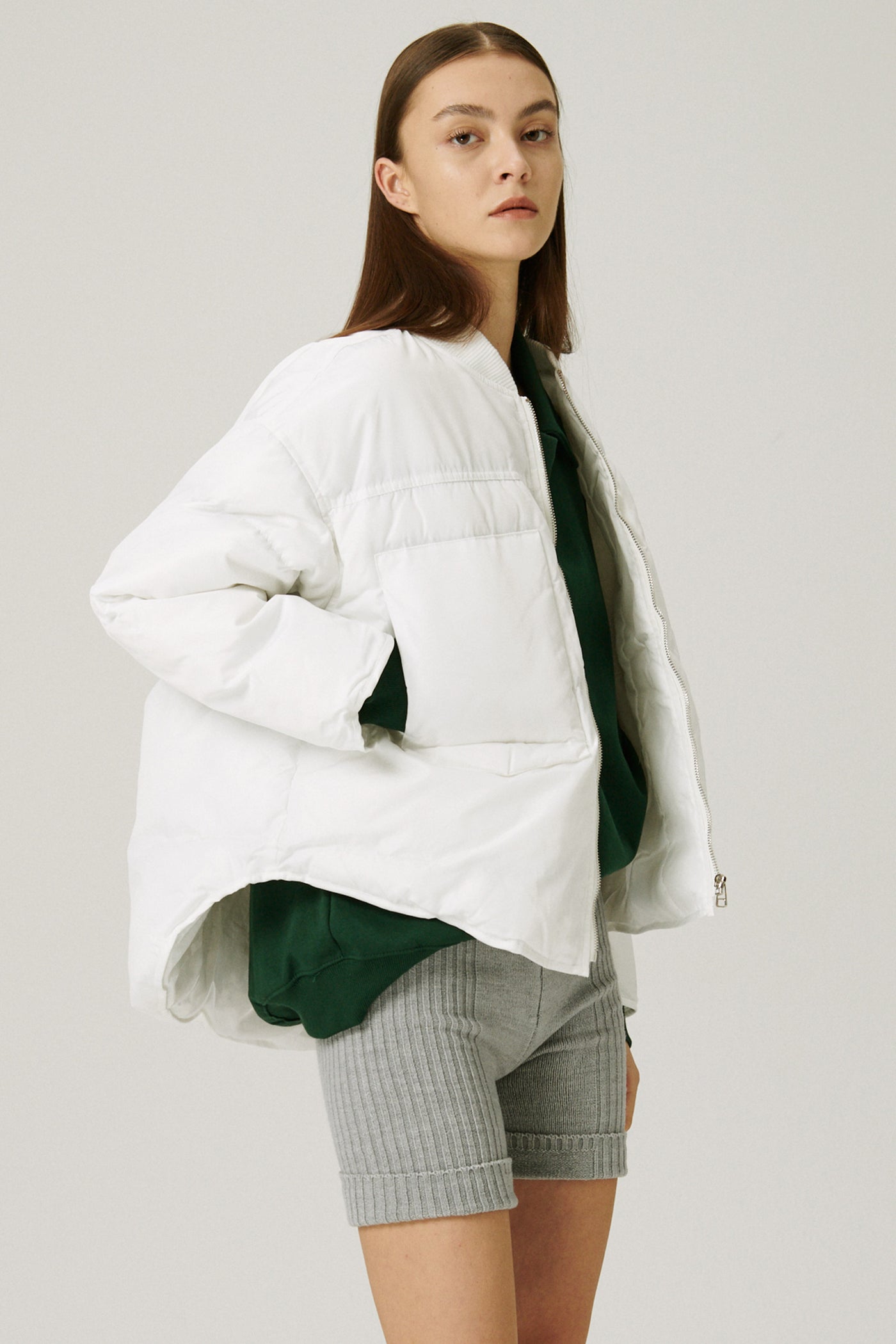 storets.com Zoe Hi-lo Puffer Short Coat