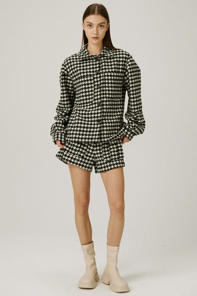 storets.com Harper Houndstooth Shacket