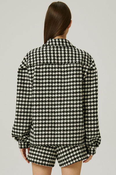 storets.com Harper Houndstooth Shacket