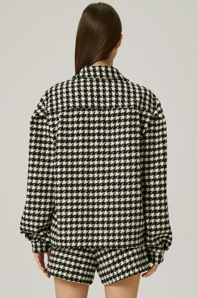 storets.com Harper Houndstooth Shacket