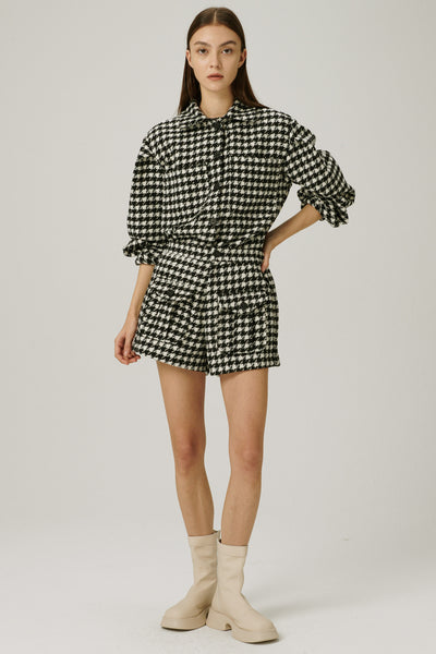 storets.com Harper Houndstooth Shacket