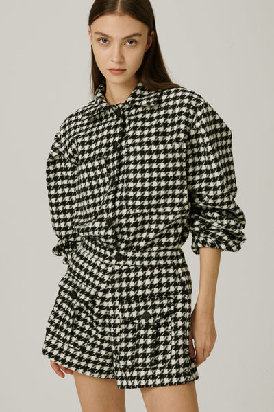 storets.com Harper Houndstooth Shacket