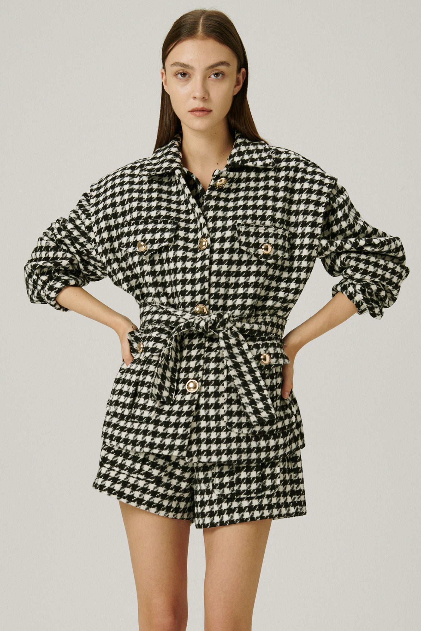 storets.com Harper Utility Houndstooth Vest