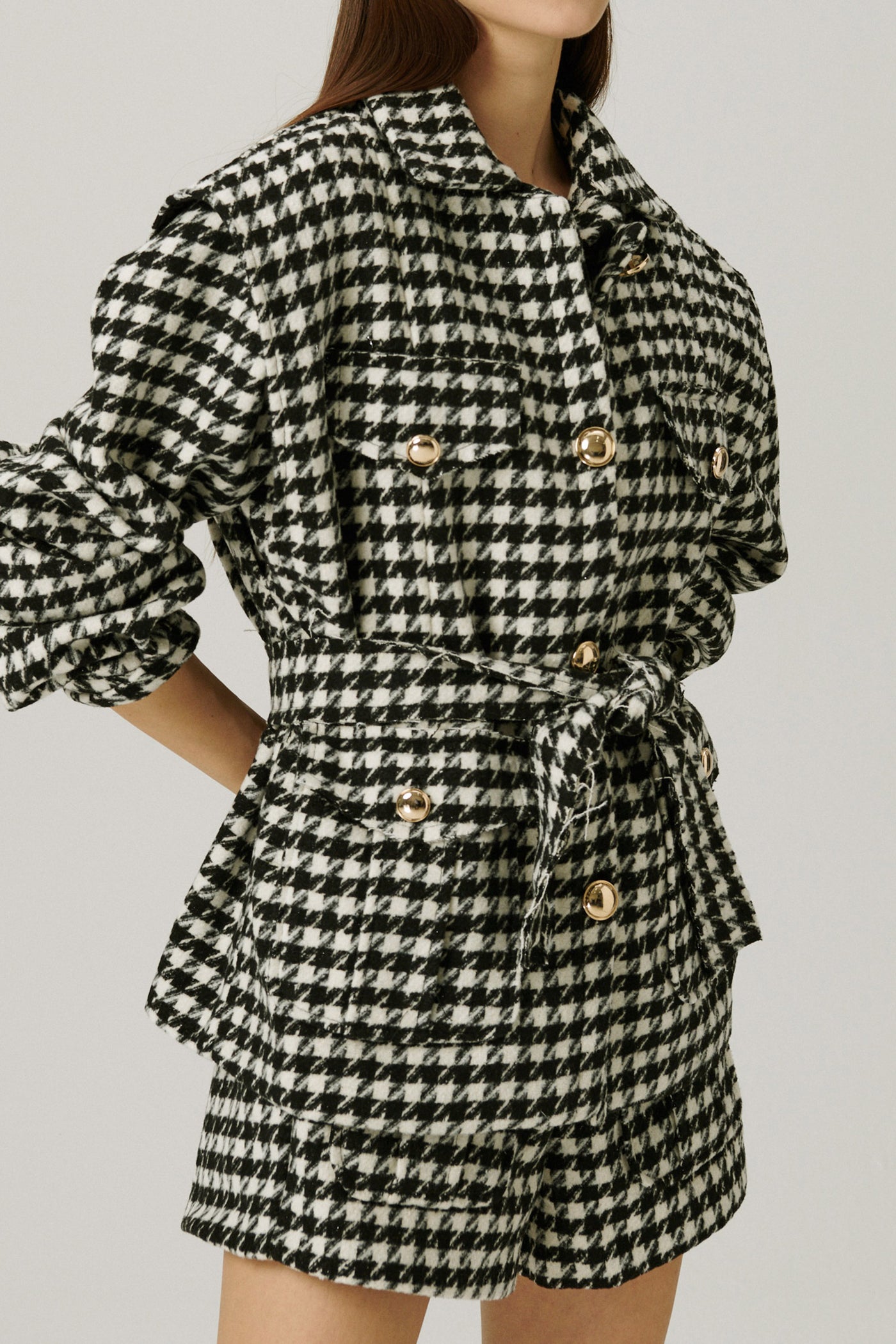 storets.com Harper Utility Houndstooth Vest