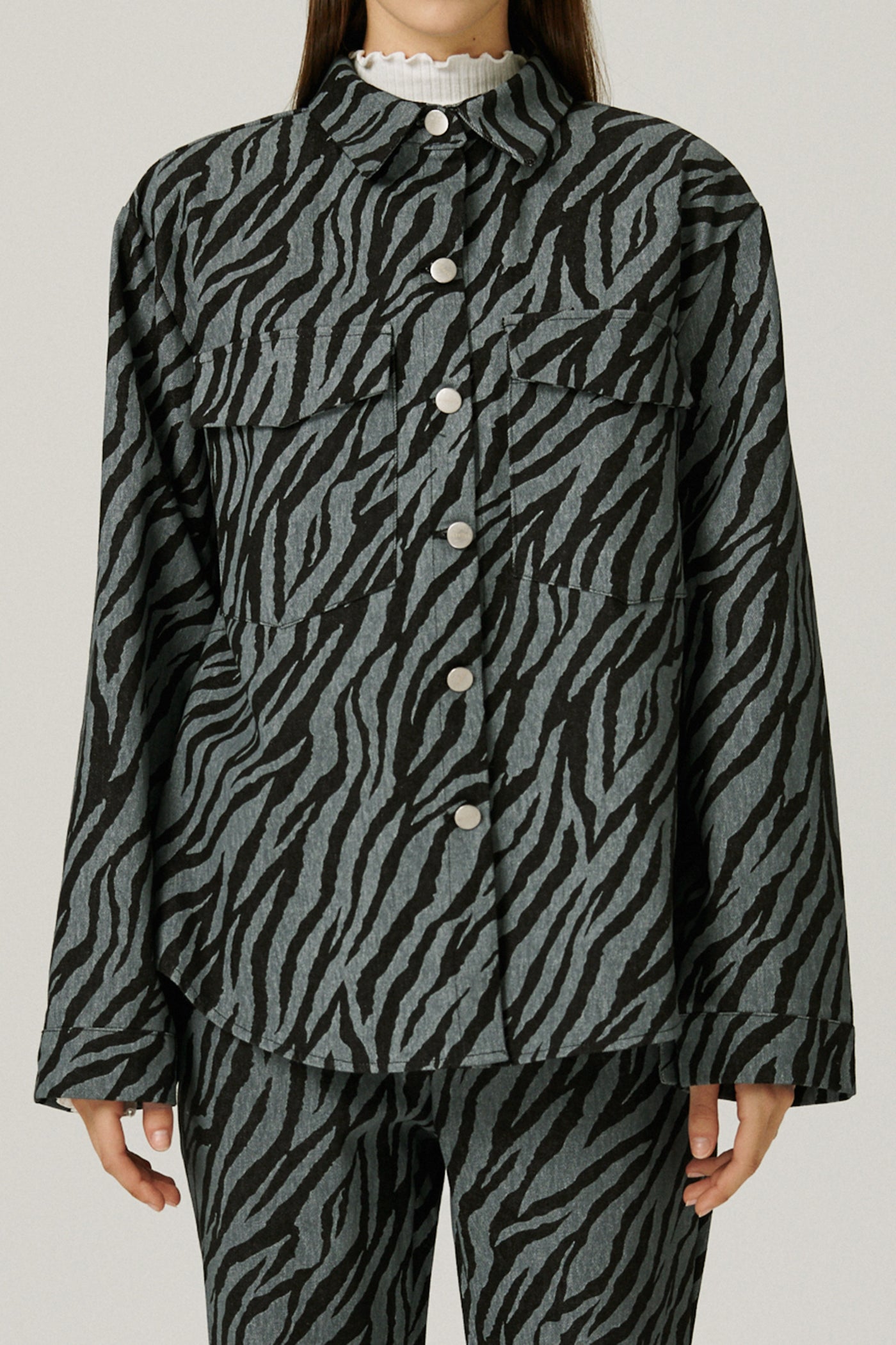 storets.com Ivy Oversized Shacket in Zebra