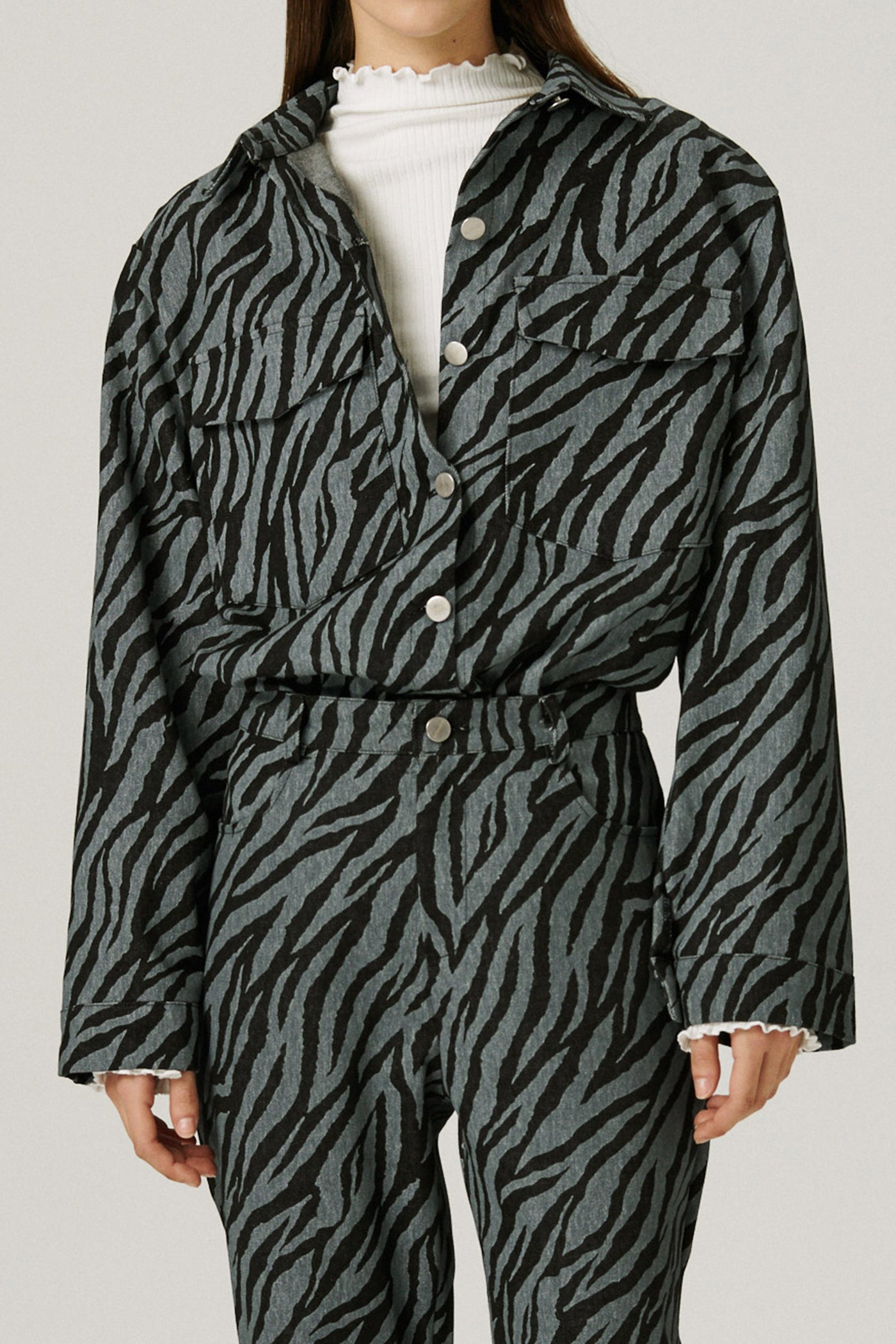 storets.com Ivy Oversized Shacket in Zebra