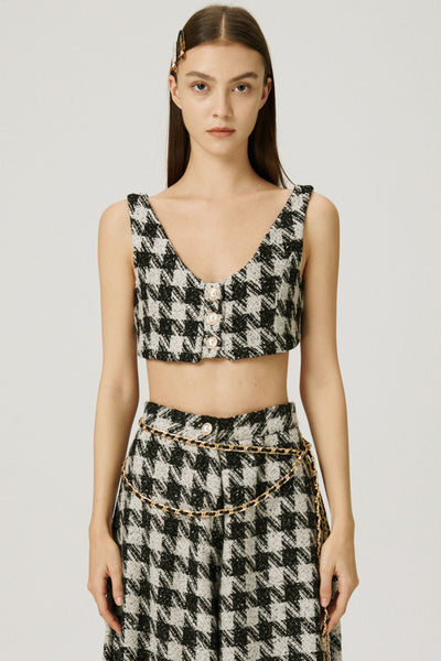 storets.com Milla Tweed Crop Top