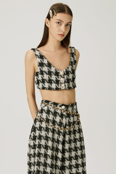 storets.com Milla Tweed Crop Top